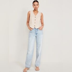 Old Navy High-Waisted OG Loose Jeans - 10p Petite NWOT